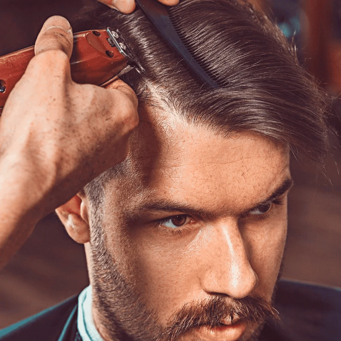 Serviço de corte de cabelo masculino na Barbearia Santana Rio Verde GO